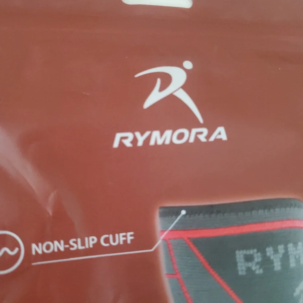 Rymora Elbow Compression Support Sleeve Small Grey Red Arthritis B07Z83RHMB
